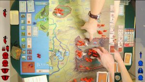 Война Кольца. Партия в картон!