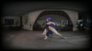 VR180 Genshin Impact MMD/4K/60FPS 💖 Raiden Shogun I’m Feeling Good 雷電將軍 原神 3D cloth simulation VRMM