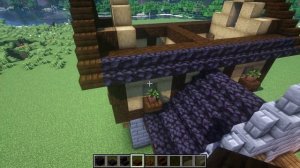 Красивый особняк в майнкрафте