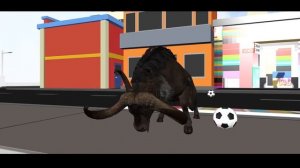 Amazing Fight Gorilla vs Dinosaur || Gorilla stole the dinosaur egg cartoon short film mr Lavangam