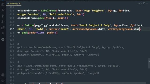 Mail App Using Tkinter, SMTP Lib Python | Python Mail App || Part 1 ( Frontend Creation )