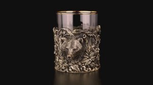 Бокал для виски Медведь (серия Русский лес)