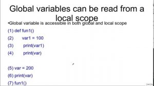 Scope of variable in python | What is scope of variable in python | local and global variable