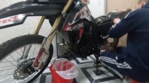 Stels Enduro 400, он нас замучал, не хочет работать, мотоцикл который так и не победили.