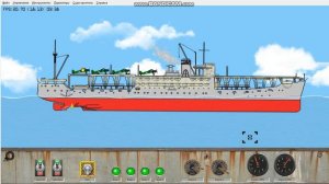 Как утопить военный корабль ??? в  Floating Sandbox