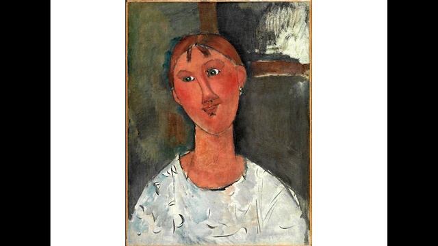 Как живая! Оживший портрет, Амедео Модильяни "Девочка в белой блузке" #портрет #живопись #арт смотреть онлайн