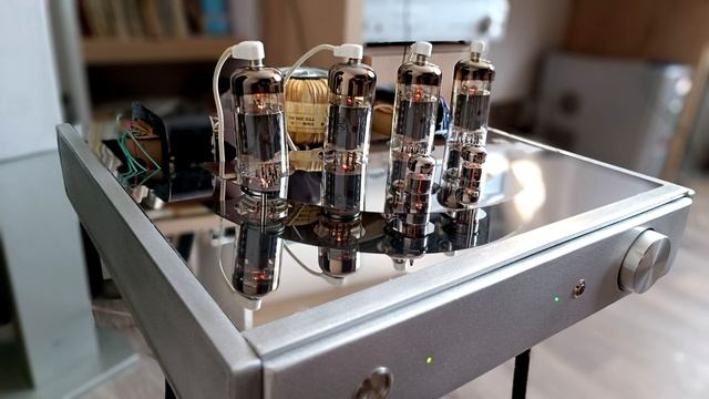Мой ламповый усилитель (6н1п + 6П36С) смотреть онлайн