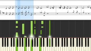 Шопен   Соната No. 3 (op. 58) Scherzo (Synthesia)