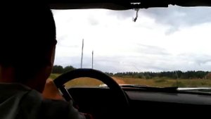 13 летний парень ездит на машине на машине часть 1