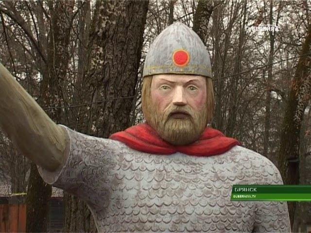 В парке "Юность" Володарского района появился Богатырь 9 01 18
