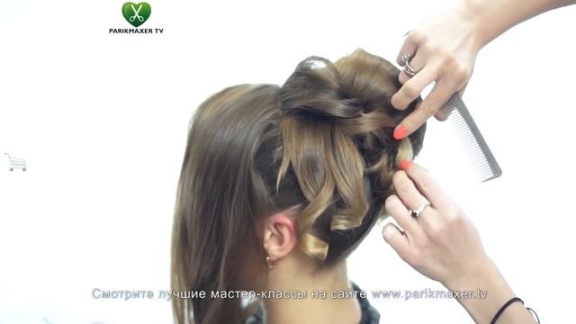 Прическа на основе ракушки. Анастасия Яткова. Парикмахер тв