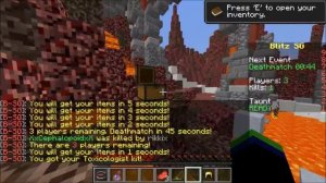 Minecraft Hunger Games - Game 17 - Blitz - Caelum