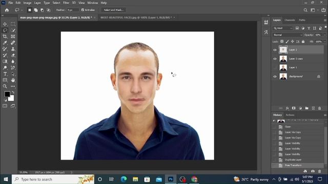 How to Face Swap in Photoshop Tutorial смотреть онлайн