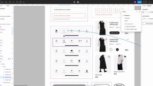 Интерактивный прототип в Figma, используя компоненты, smart animate и overlay