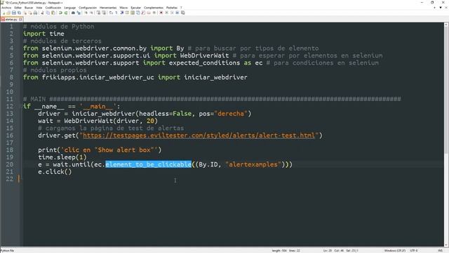 058 Web Scraping 15: Selenium: ALERTAS [curso Python] смотреть онлайн