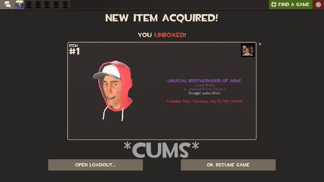 Unusual Brotherhood of Arms Unbox! TF2