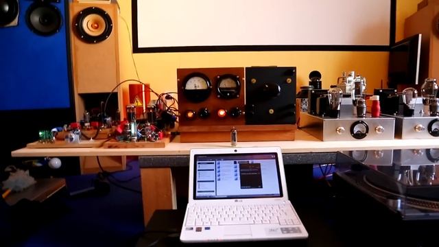 300B Röhrenverstärker - Monoblock - EL34 PP Basstreiber - Audio Equipment Test