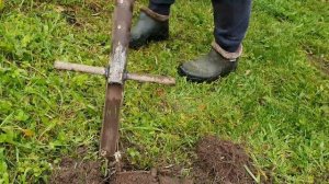 ⚫ДЕРЕВЕНСКИЙ  DIY. ИНСТРУМЕНТ ДЛЯ КОПАНИЯ  ТРАНШЕИ СВОИМИ РУКАМИ.
