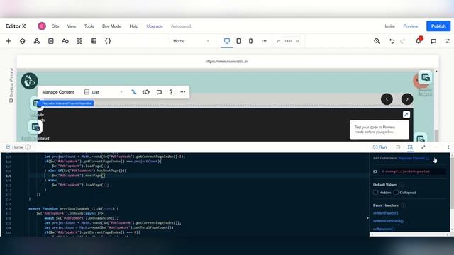 Elevate Your Website with Infinite Pagination: Creating a Repeater in Editor X with JavaScript!