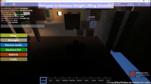 ROBLOX | Dominus Lifting Simulator INFINITE STRENGHT SCRIPT! |