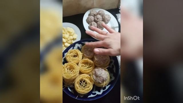как нужно приготовит блюда гнездо с фаршом