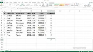 Zählenwenns ganz einfach (Excel)