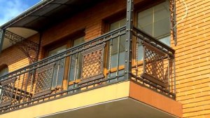 Перила 85  Металлические балконные перила Днепр фото перила для балкона ковка металла Днепропетровс