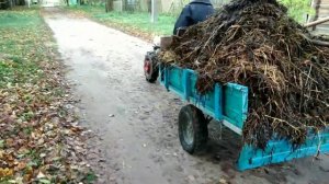 Цикл осенних работ на мотоблоке Мтз беларус  09Н