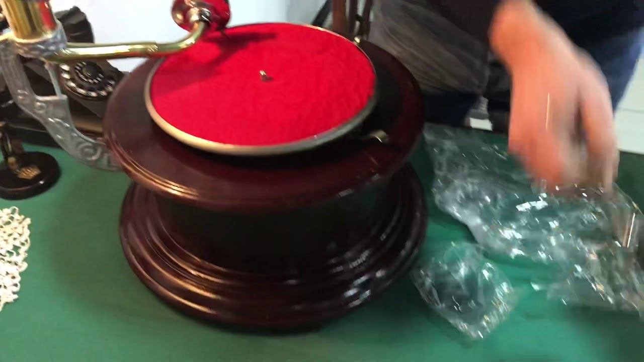 Как собрать и настроить граммофон
