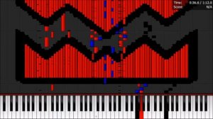 dark midi - clubstep geometry dash theme (piano from above)