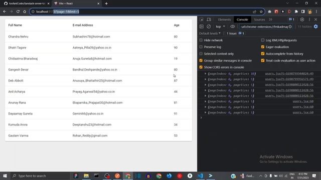 Tanstak Table 8 - Server Side Advance Pagination + React Router DOM 6.14 - [4] हिंदी में смотреть онлайн