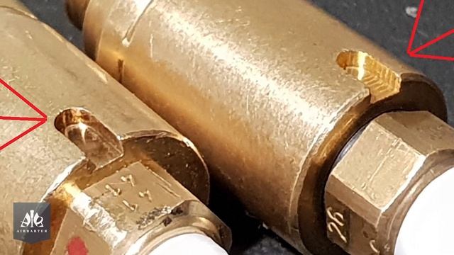 Клапан остаточного давления пневмоподвески для пневмостоек