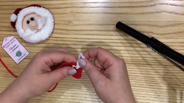 Дед мороз вязаный крючком. Дед мороз амигуруми.
