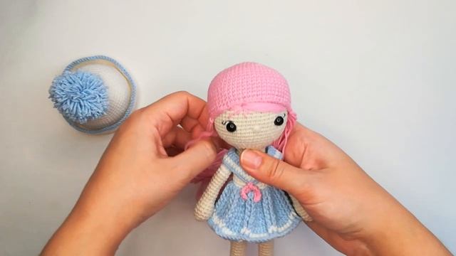 Вязаная кукла крючком "Морячка" смотреть онлайн