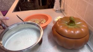 Готовлю пшённую кашу в горшочке