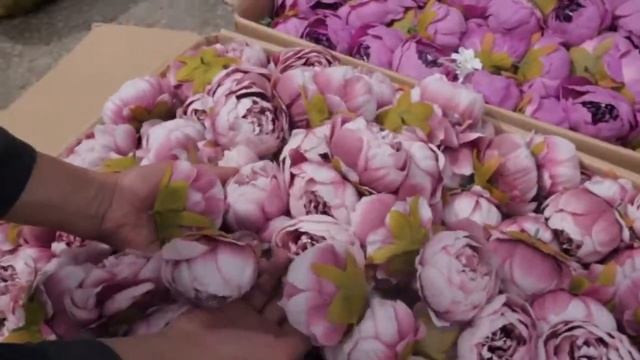 Искусственные цветы пионы оптом смотреть онлайн