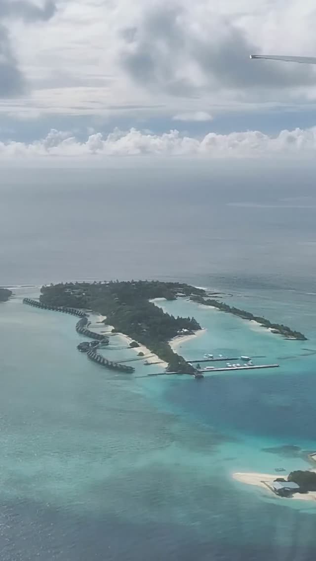 Посадка в аэропорту Велана, Мале, Мальдивы на самолёте Аэрофлота Airbus A330