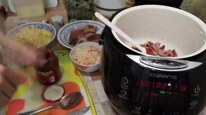 СОЛЯНКА С КВАШЕНОЙ КАПУСТОЙ В МУЛЬТИВАРКЕ