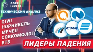 Волновой анализ российских акций - QIWI, Мечел, ГМК, Совкомфлот, ВТБ