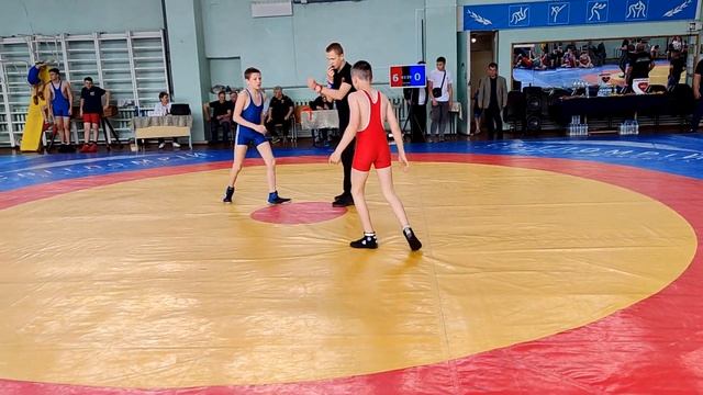 Морозов Матвей 1 схватка в 38 кг турнир Рапаева смотреть онлайн