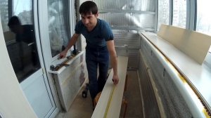 Как резать вагонку. Делаю балкон.