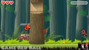 Happy Glass Halloween Ball vs Soccer Boss in Red Ball 4 EPISODE 2 PERFECT 'DEEP FOREST'