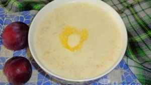 Молочный суп из булгура и пшена