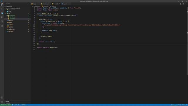 News API react web application смотреть онлайн