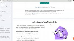 Log File Analyzer by SEMRUSH | SEMRUSH Tutorials