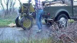 Измельчитель веток на колесах