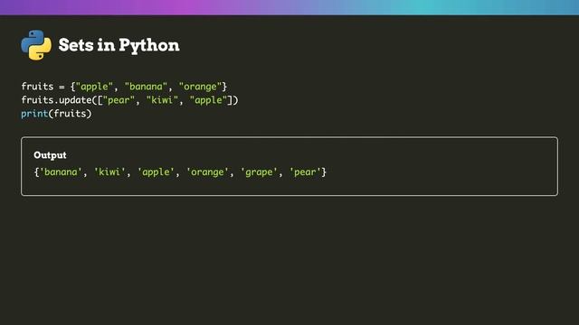 Sets in Python - Ep. 8 Beginner Python смотреть онлайн
