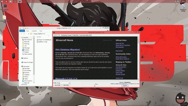 Minecraft Mods 09 - Forge+Optifine (1.7.2) asi de facil se instala смотреть онлайн