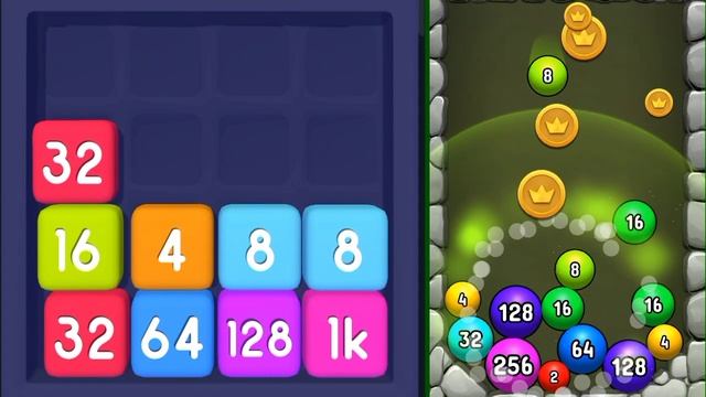 Satisfying mobile game/ Blob Merge 3d - 2048 blob ball gameplay max levels part 4
