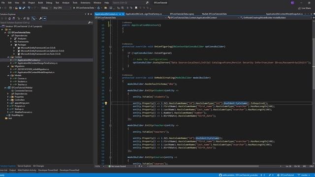 Migrations | Entity Framework Tutorial | Dotnet